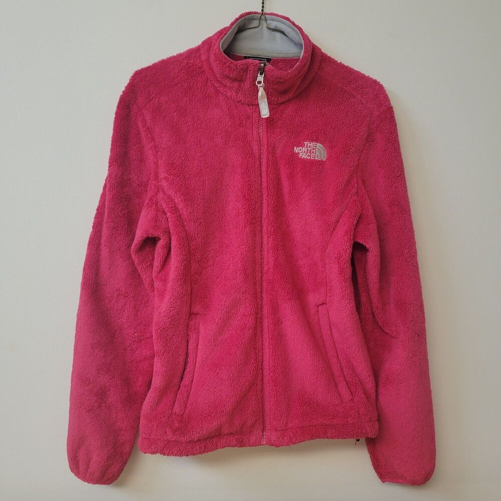 CTHE NORTH FACE Women's Osito Fleece Full Zip Jacket, Fuchsia Pink-Size S/P - Picture 5 of 8